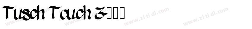 Tusch Touch 3字体转换